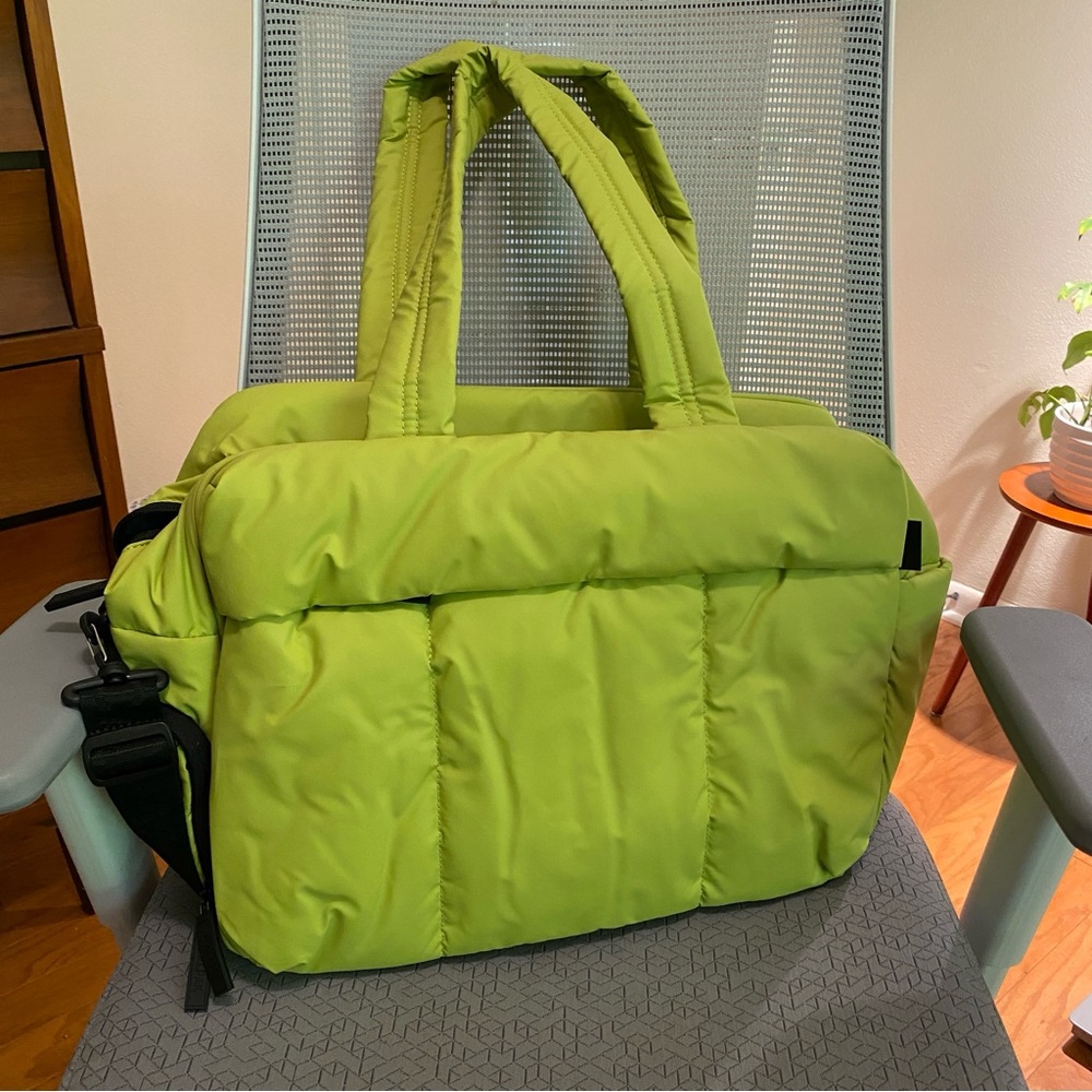 Calpak Luka Duffel - discontinued celery color